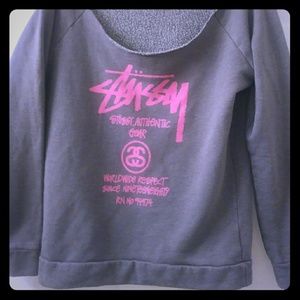Stussy sweatshirt CUTE! size Medium